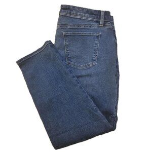 TALBOTS Women's Jeans Size 12P Slim Ankle Jean Denim Excellent condition